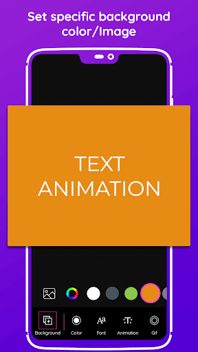 Text Animation GIF Maker - Image screenshot of android app
