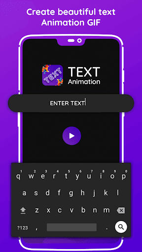 Text Animation GIF Maker - Image screenshot of android app