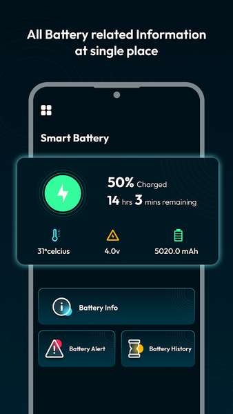 Smart Battery Alerts - عکس برنامه موبایلی اندروید