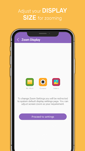 Bigger Mobile Fonts - Image screenshot of android app