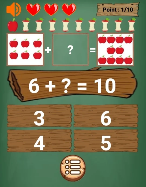 Addition and Subtraction, Math - Gameplay image of android game