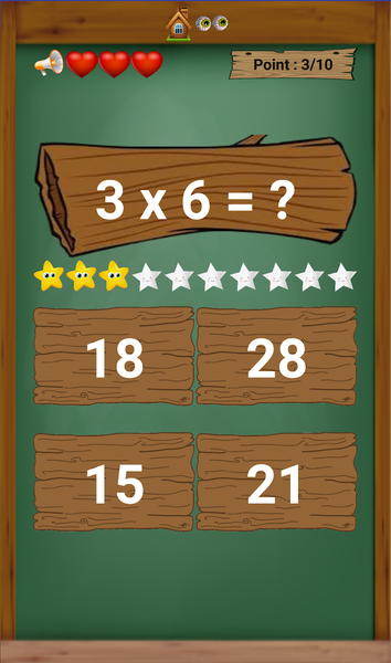 multiplication table - عکس بازی موبایلی اندروید