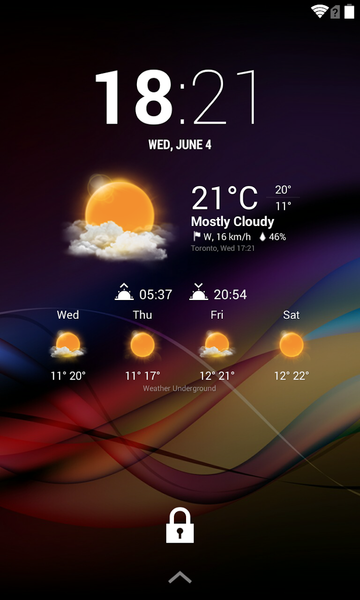 Chronus: MIUI Weather Icons - عکس برنامه موبایلی اندروید