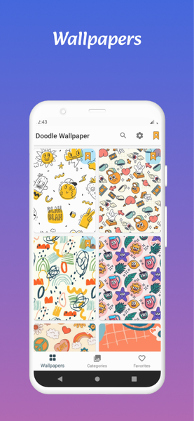 Doodle Wallpaper - عکس برنامه موبایلی اندروید