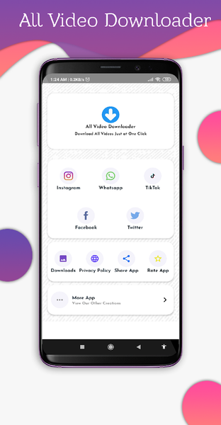 All Video Downloader HD - Down - Image screenshot of android app