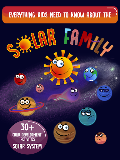 Solar Family - Planets of Solar System for Kids - عکس برنامه موبایلی اندروید