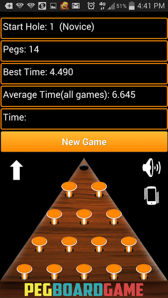Peg Board Game Free - Gameplay image of android game