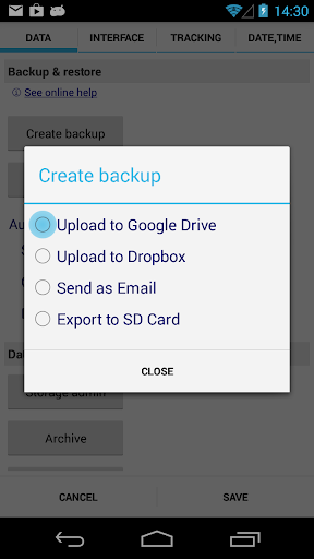 DynamicG Google Drive Plugin - Image screenshot of android app