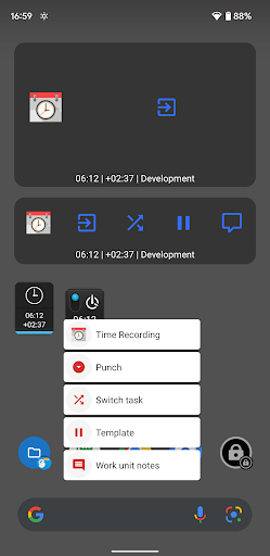 Time Recording - Timesheet App - عکس برنامه موبایلی اندروید