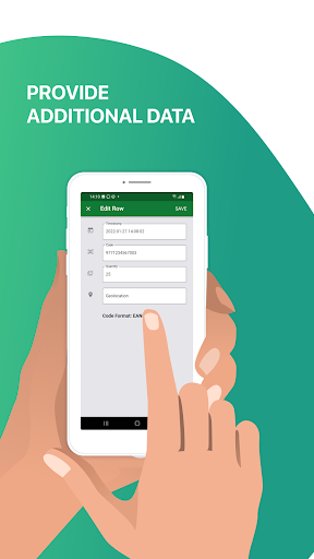 Scan to Excel - QR & Barcode - عکس برنامه موبایلی اندروید