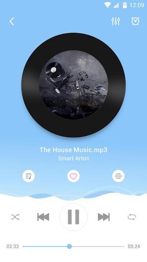 Lark Player Theme - Blue - Image screenshot of android app