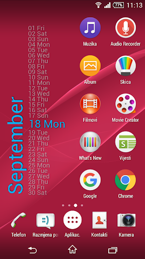 Calendar Widget - Monthly - Image screenshot of android app