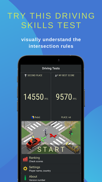 Driving Test – Road Junctions - Image screenshot of android app