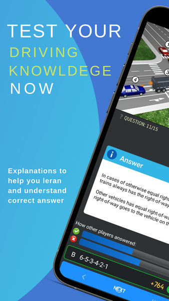 Driving Test – Road Junctions - Image screenshot of android app