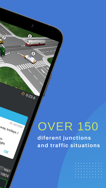 Driving Test – Road Junctions - Image screenshot of android app