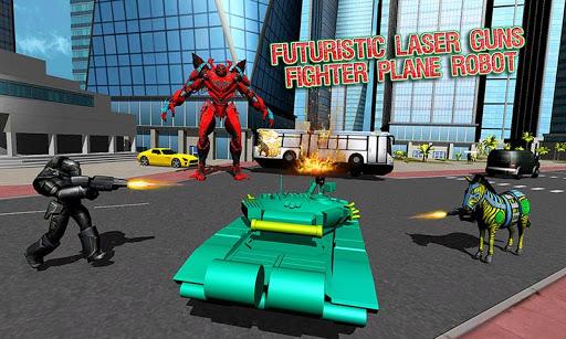 Rabbit Robot War:Bunny Robot - Army Tank Simulator - عکس بازی موبایلی اندروید