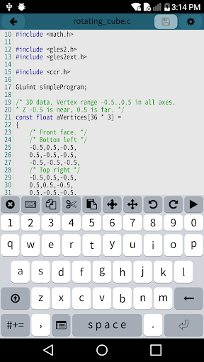 Mobile C [ C/C++ Compiler ] - Image screenshot of android app