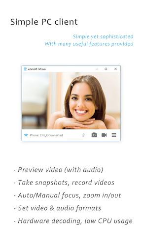 iVCam Webcam - عکس برنامه موبایلی اندروید