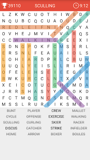 Word Search - Gameplay image of android game