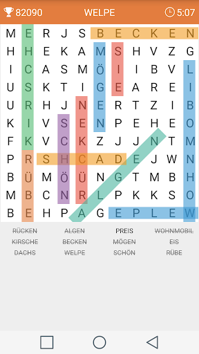 Wortsuche - عکس بازی موبایلی اندروید