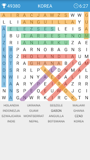 Wykreślanka - Gameplay image of android game