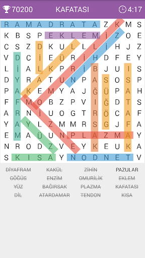 Kelime Bulmaca - Gameplay image of android game