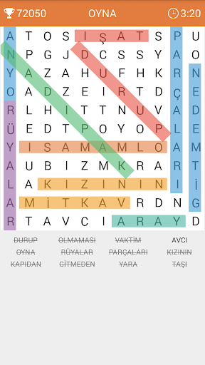 Kelime Bulmaca - Gameplay image of android game