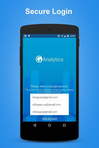 gAnalytics - Analytics - Image screenshot of android app