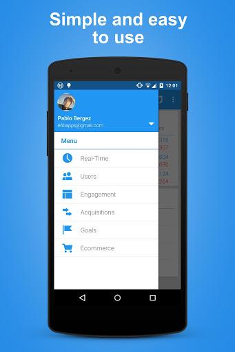 gAnalytics - Analytics - Image screenshot of android app