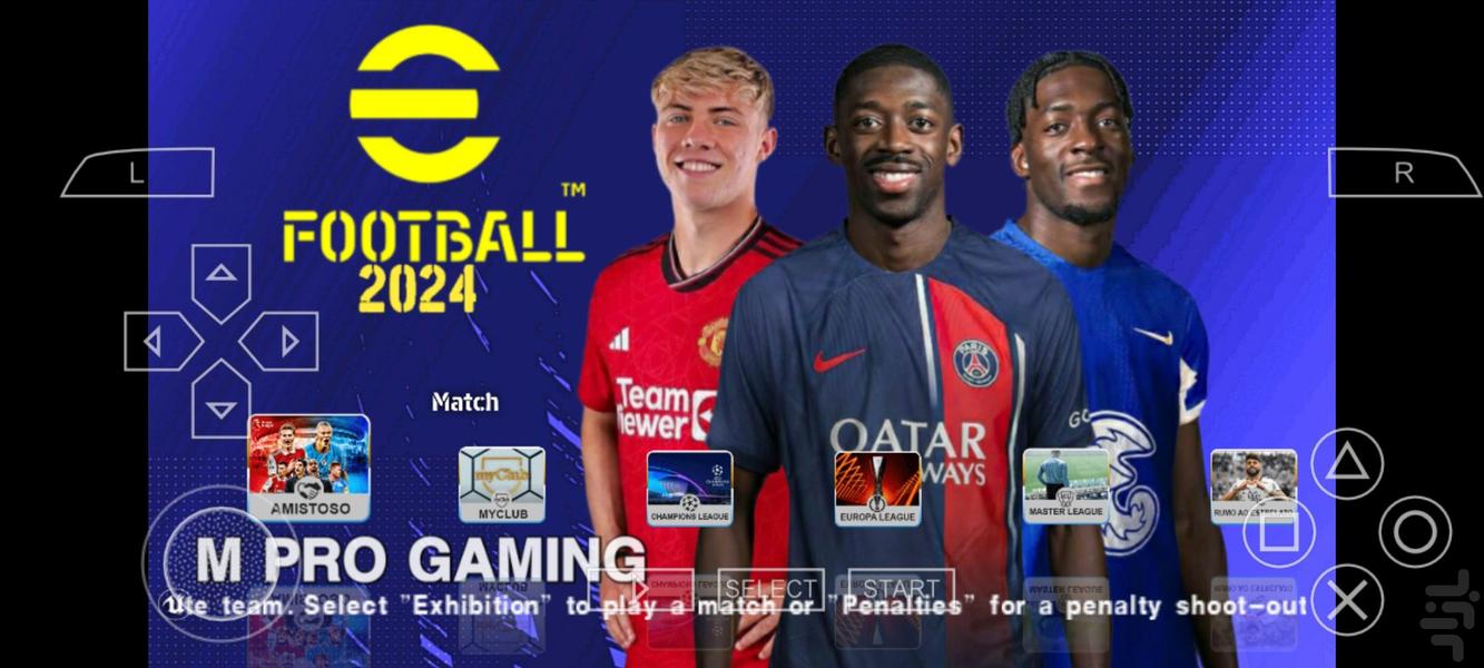 eFootball 2024 همه لیگها ۴گزارشگر - Gameplay image of android game