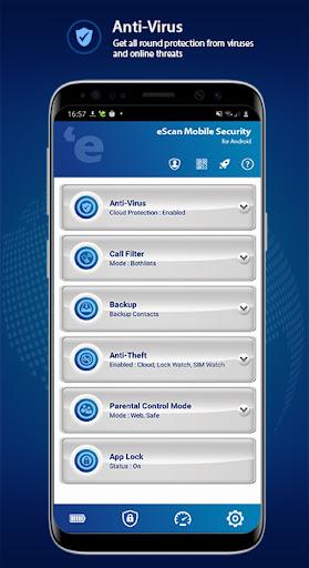 eScan Mobile Security - Image screenshot of android app