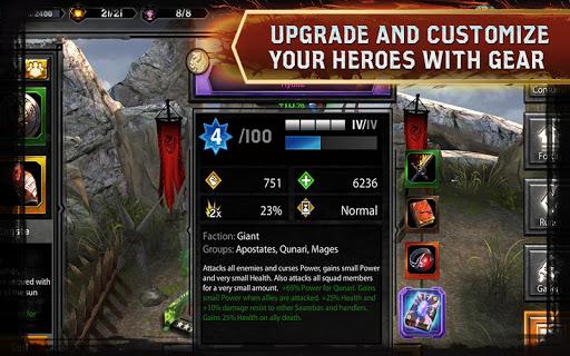 Heroes of Dragon Age - Gameplay image of android game