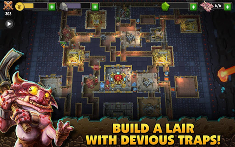 Dungeon Keeper - نگهبان سیاه چال - عکس بازی موبایلی اندروید