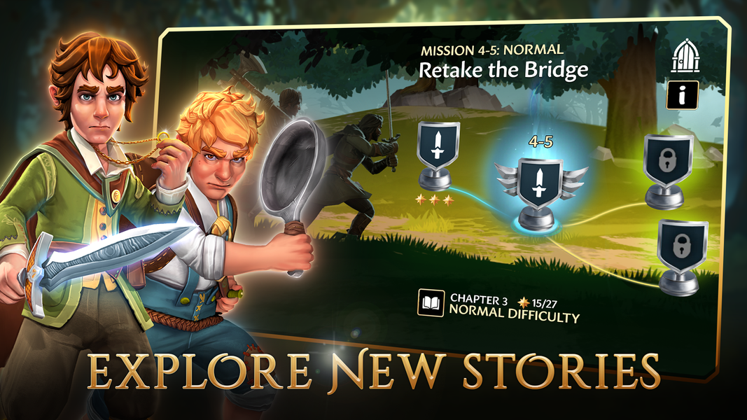 The Lord of the Rings: Heroes - عکس بازی موبایلی اندروید