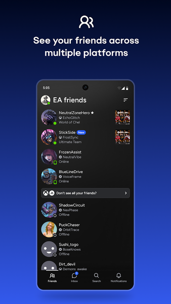 EA Connect - Image screenshot of android app