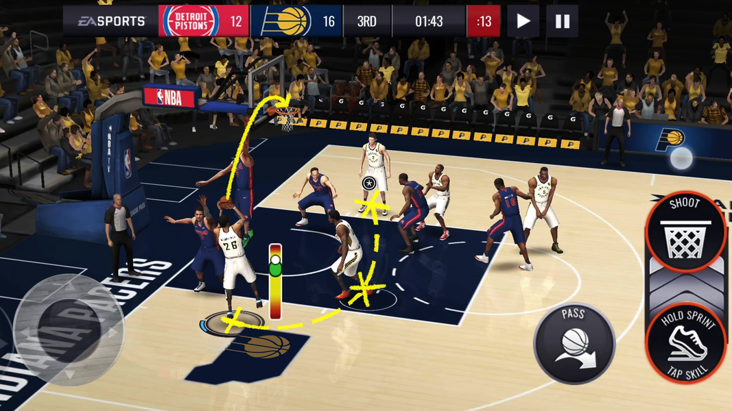 NBA Live Asia - Gameplay image of android game