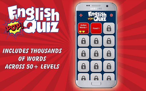 English Vocabulary Pop Quiz - عکس برنامه موبایلی اندروید
