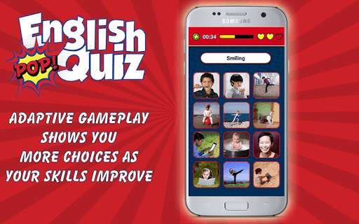 English Vocabulary Pop Quiz - عکس برنامه موبایلی اندروید