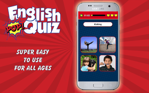 English Vocabulary Pop Quiz - عکس برنامه موبایلی اندروید