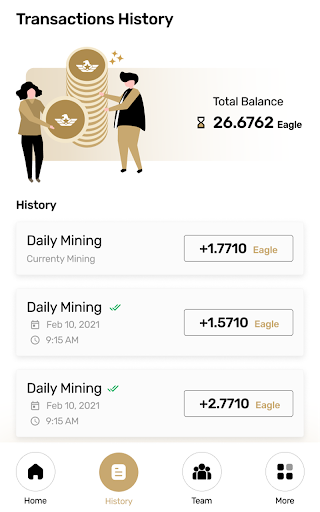 Eagle Network : Phone Currency - عکس برنامه موبایلی اندروید