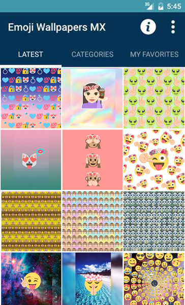 Emoji Wallpapers MX - عکس برنامه موبایلی اندروید