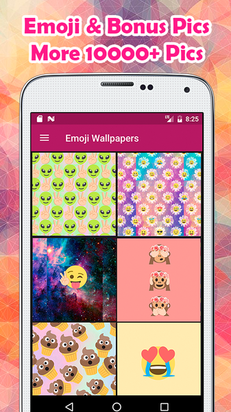 Emoji Wallpapers - عکس برنامه موبایلی اندروید