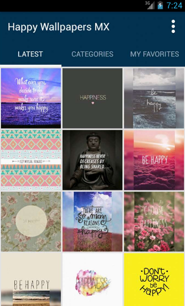 Happy Wallpapers MX - Image screenshot of android app