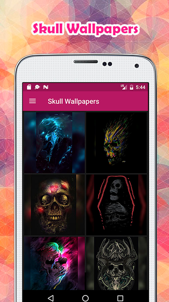 Skull Wallpapers - Image screenshot of android app