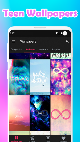 Teen Wallpapers 10000+ - Image screenshot of android app