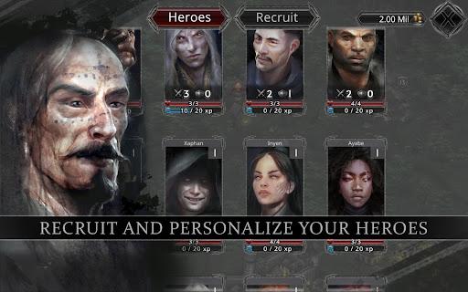Champions of Avan - Idle RTS - Gameplay image of android game