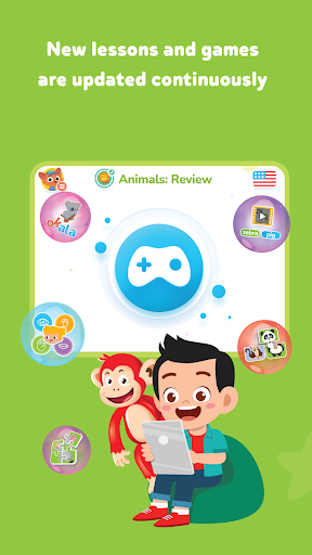 Monkey Junior-English for kids - Image screenshot of android app