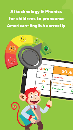 Monkey Junior-English for kids - Image screenshot of android app