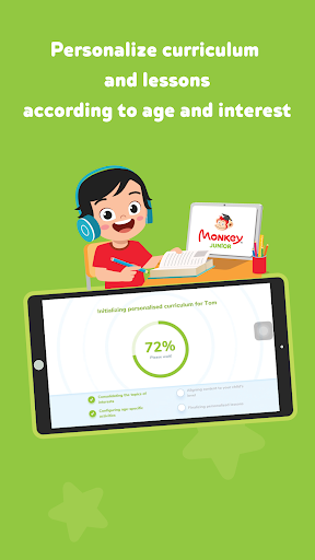 Monkey Junior-English for kids - Image screenshot of android app