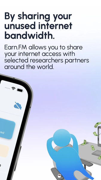 EarnFM - Make Money Passively - Image screenshot of android app